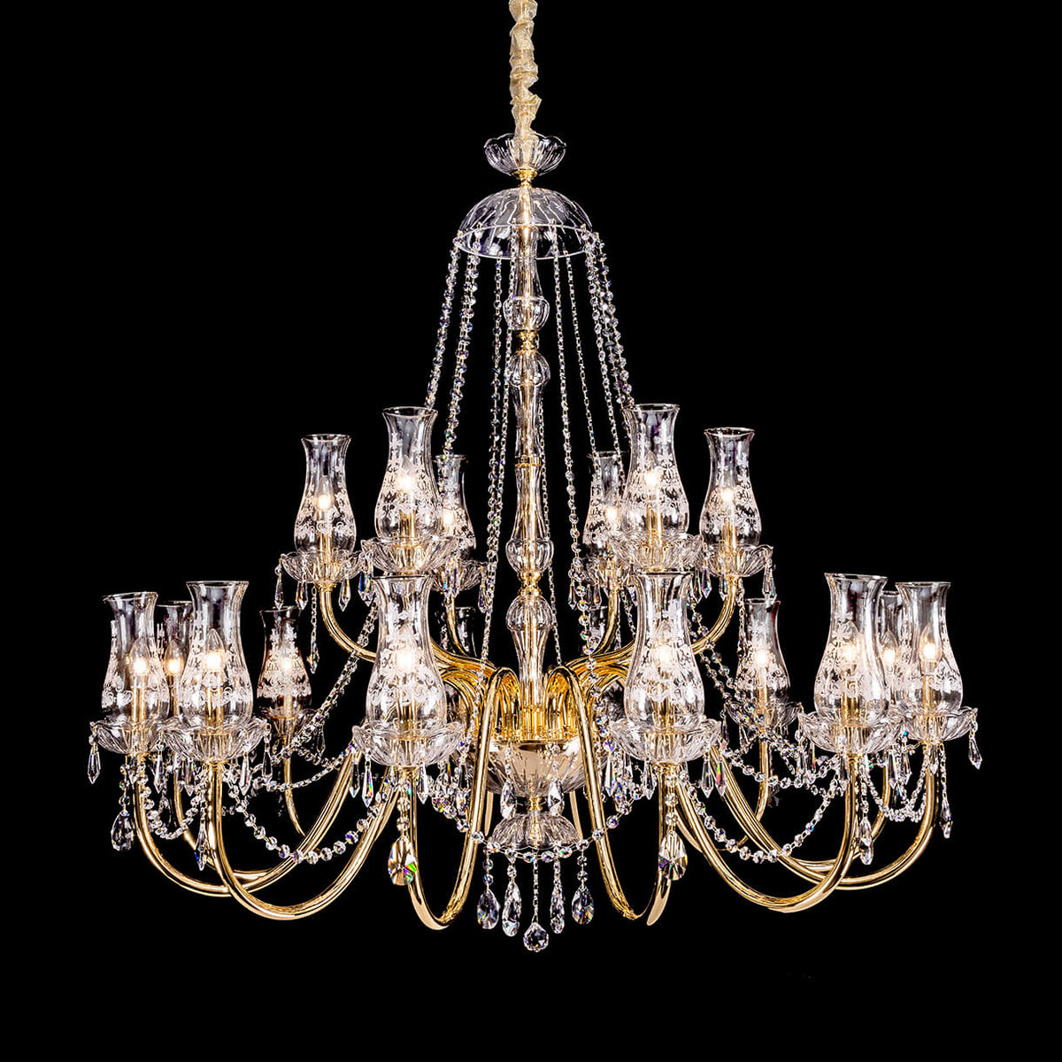Lyon Classic Brass Chandelier