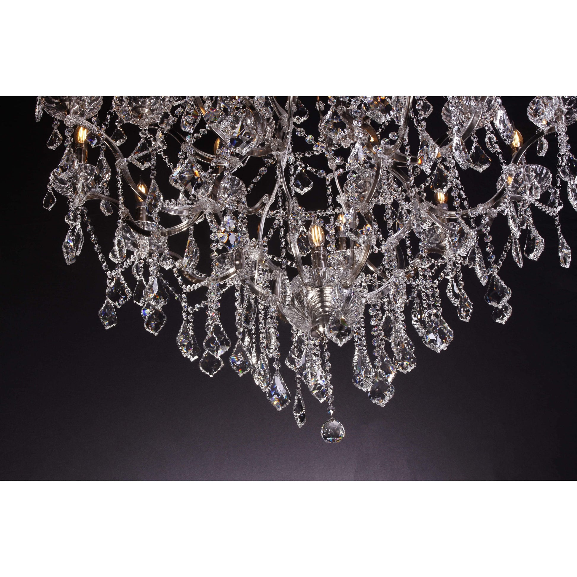 25 Light Maria Theresa Smoke Crystal Chandelier - Italian Concept - 