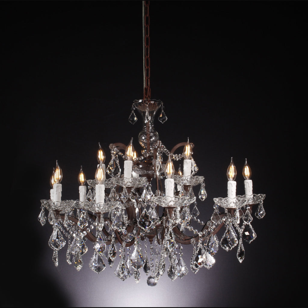18 Light Maria Theresa Crystal Chandelier - Italian Concept - 