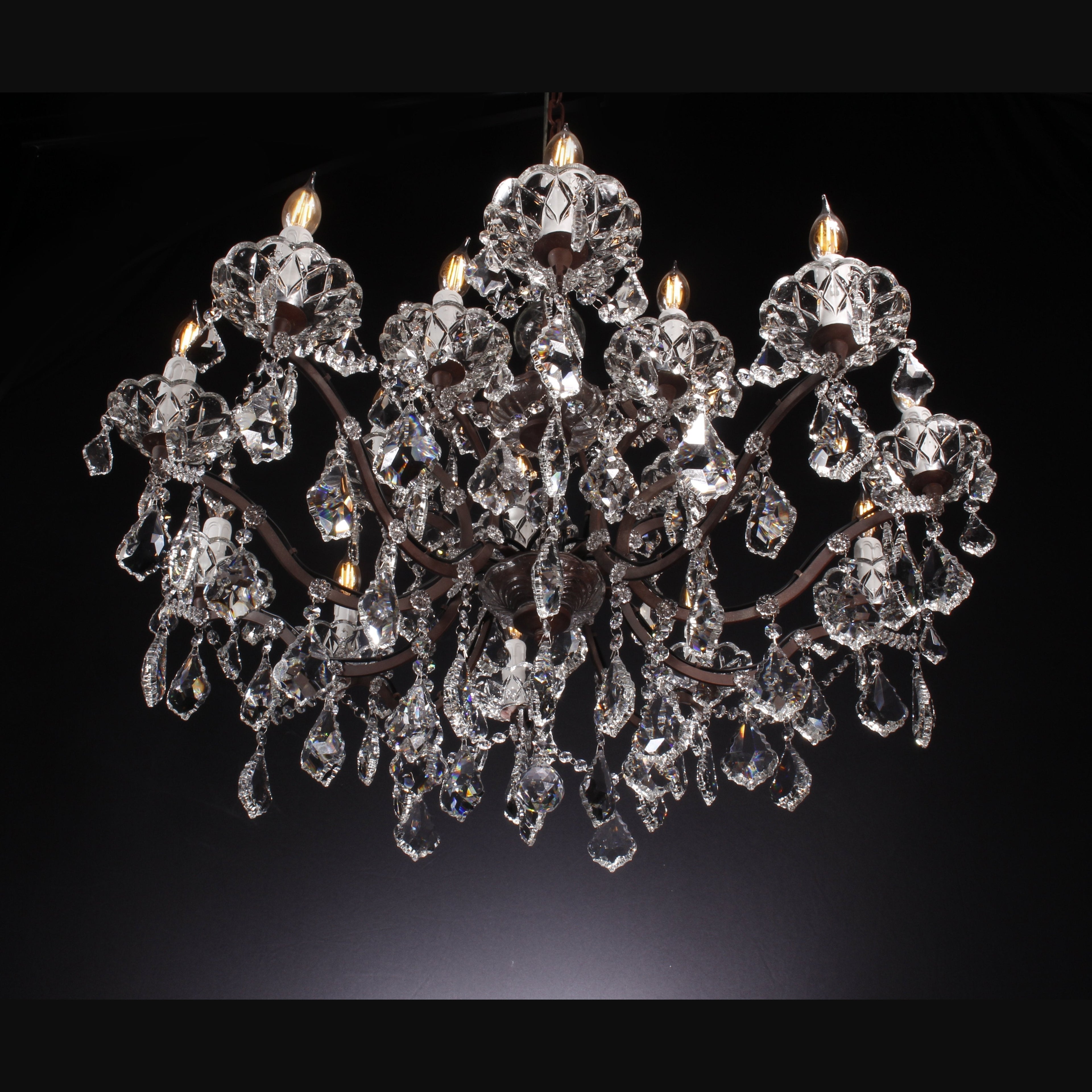 18 Light Maria Theresa Crystal Chandelier - Italian Concept - 