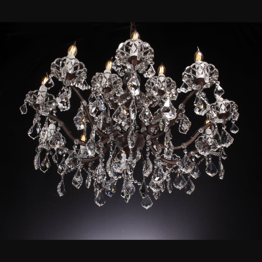 18 Light Maria Theresa Crystal Chandelier - Italian Concept - 