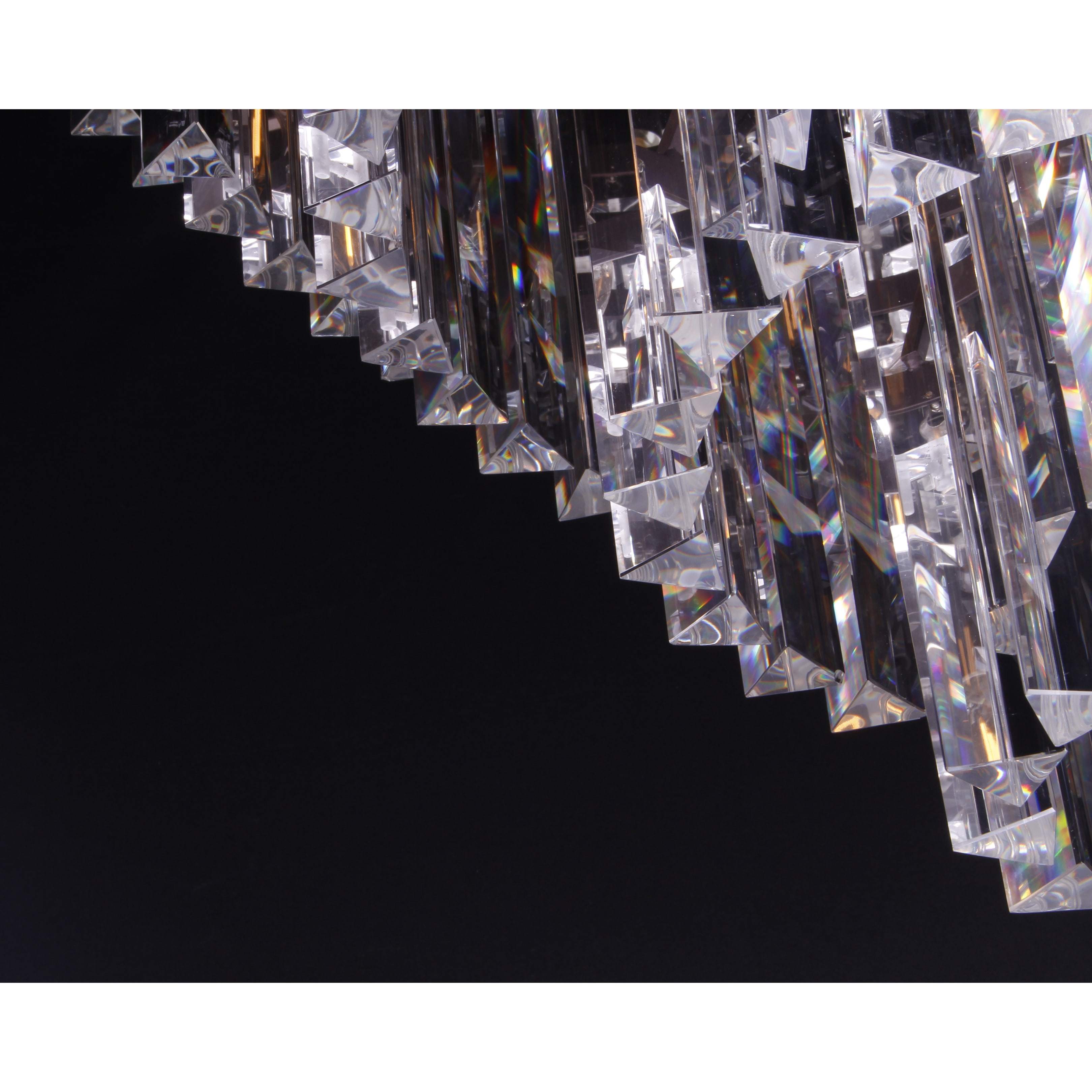 Apex Odeon Round Crystal Fringe Chandelier Collection - Italian Concept - 