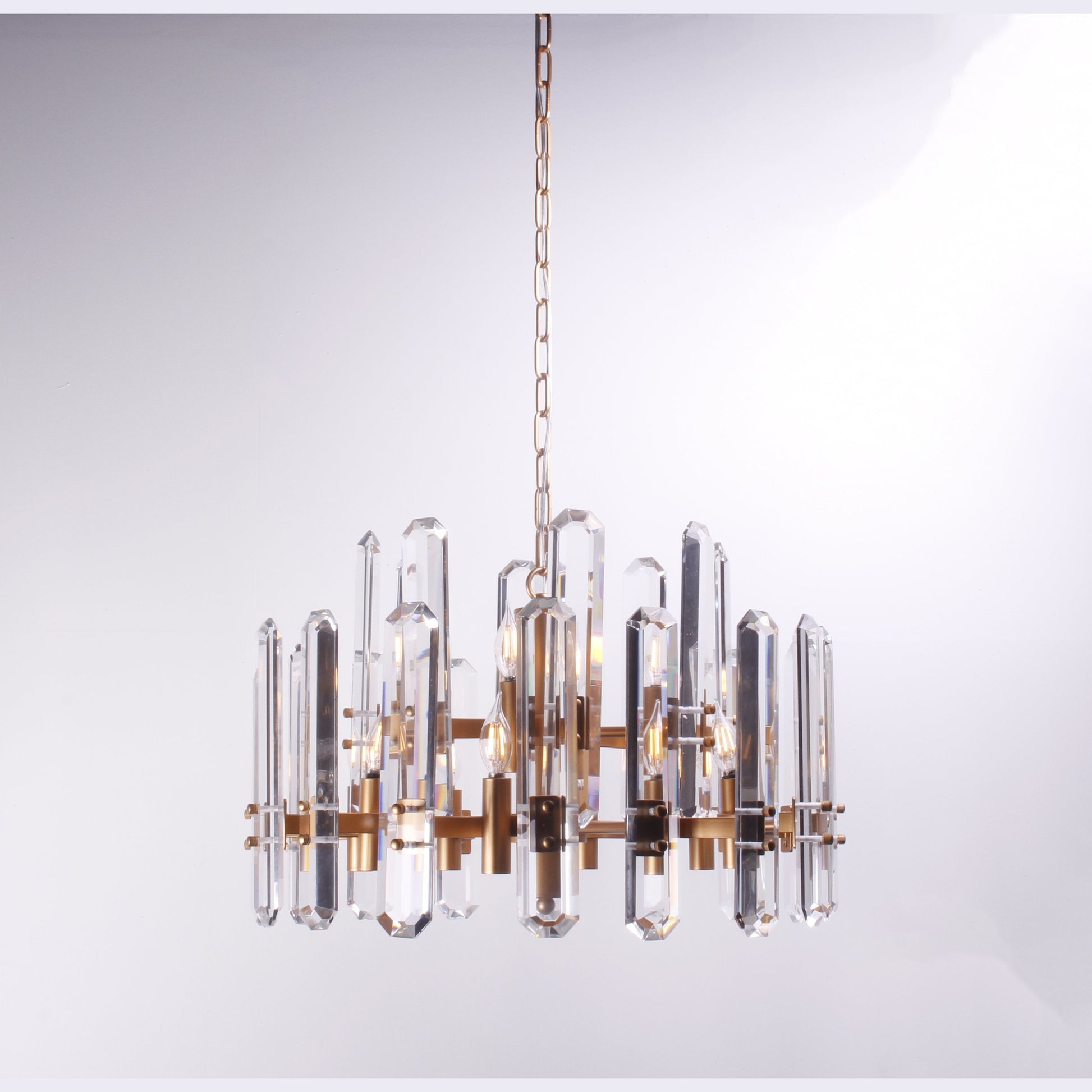 Ruby Round Crystal Chandelier