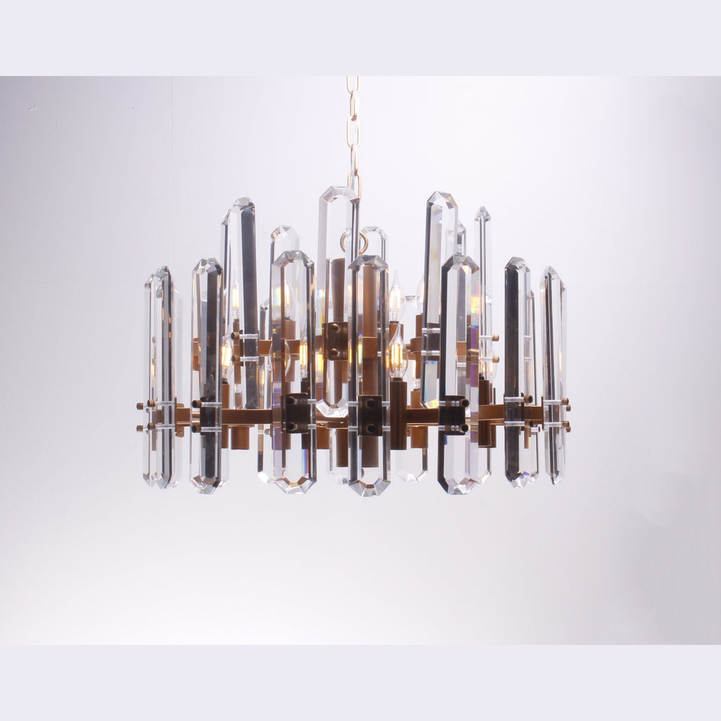 Ruby Round Crystal Chandelier