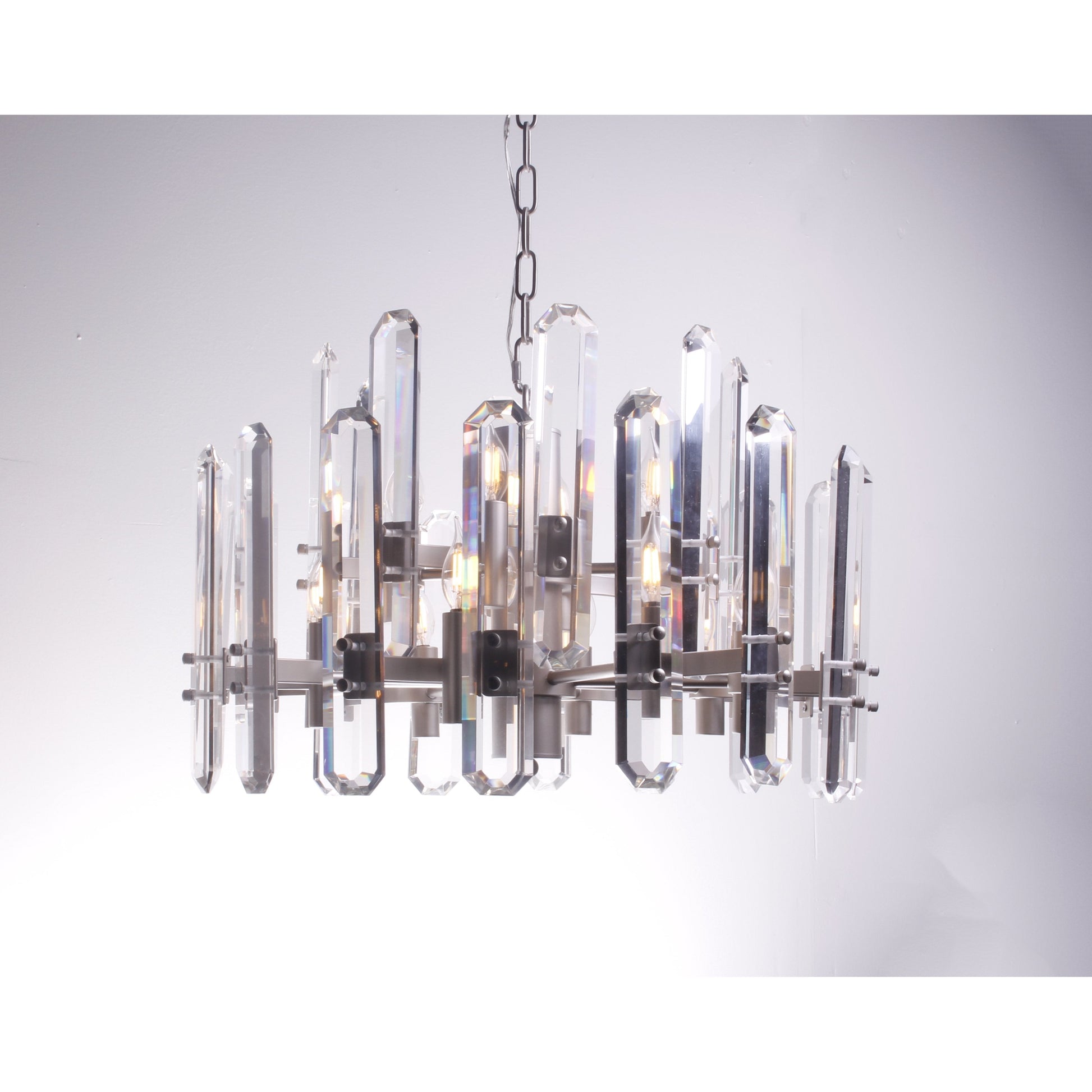 Ruby Round Crystal Chandelier