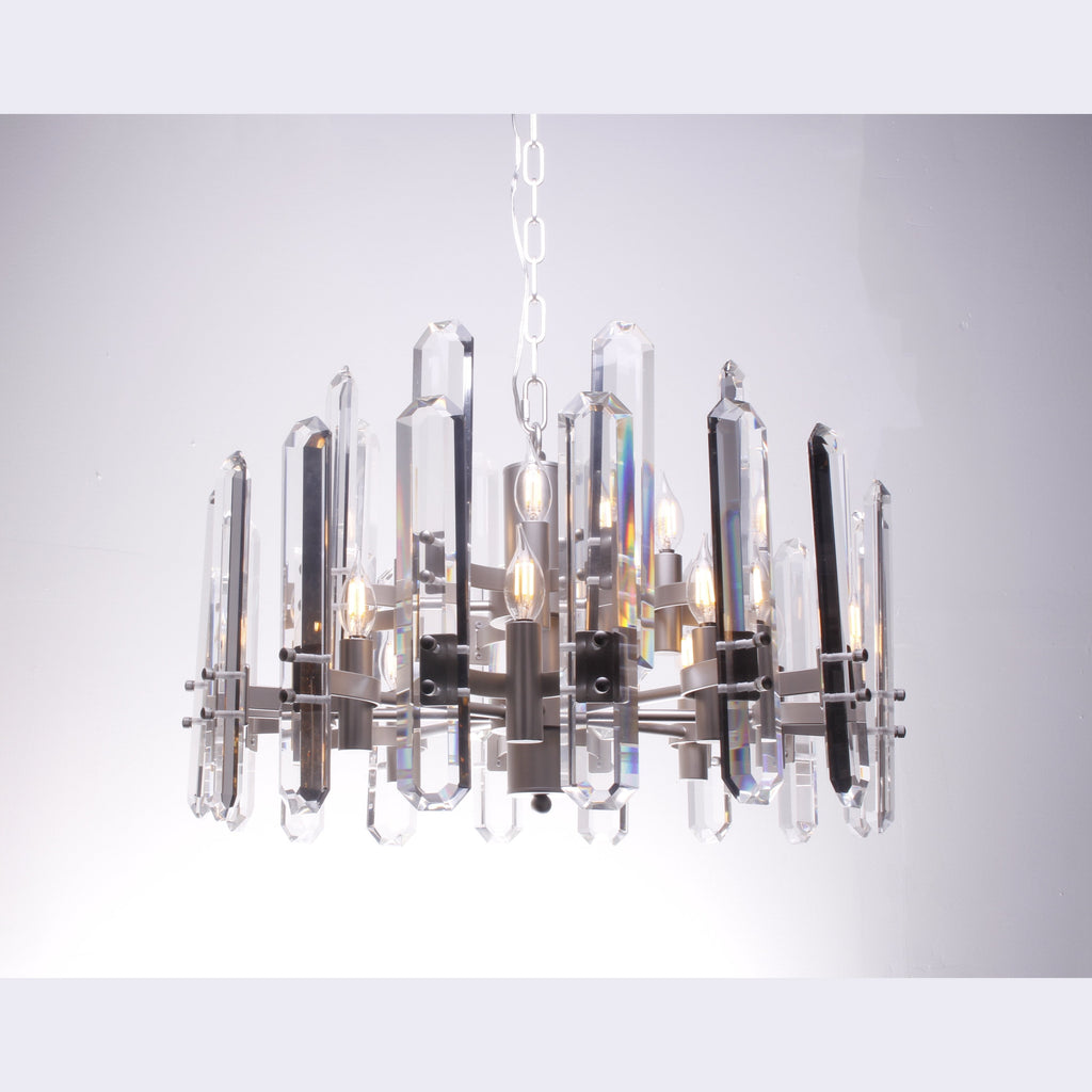 Ruby Round Crystal Chandelier