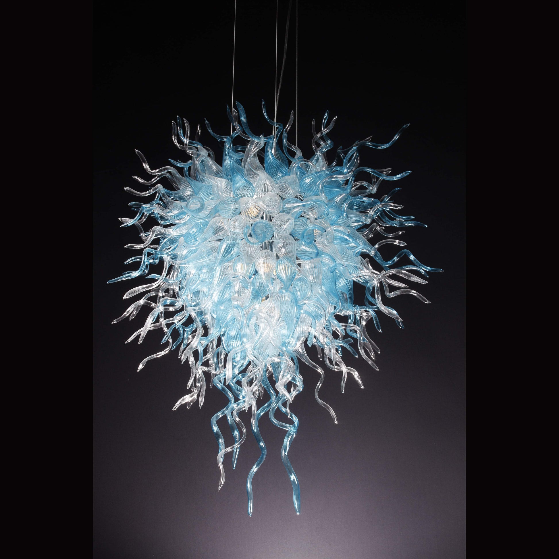 MultiColor Lincoln Murano Sputnik Glass 30" Wide Chandelier - Italian Concept - 