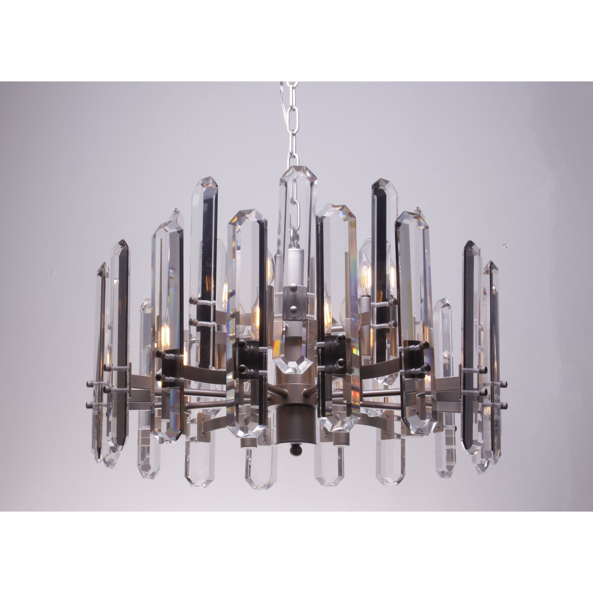 Ruby Round Crystal Chandelier