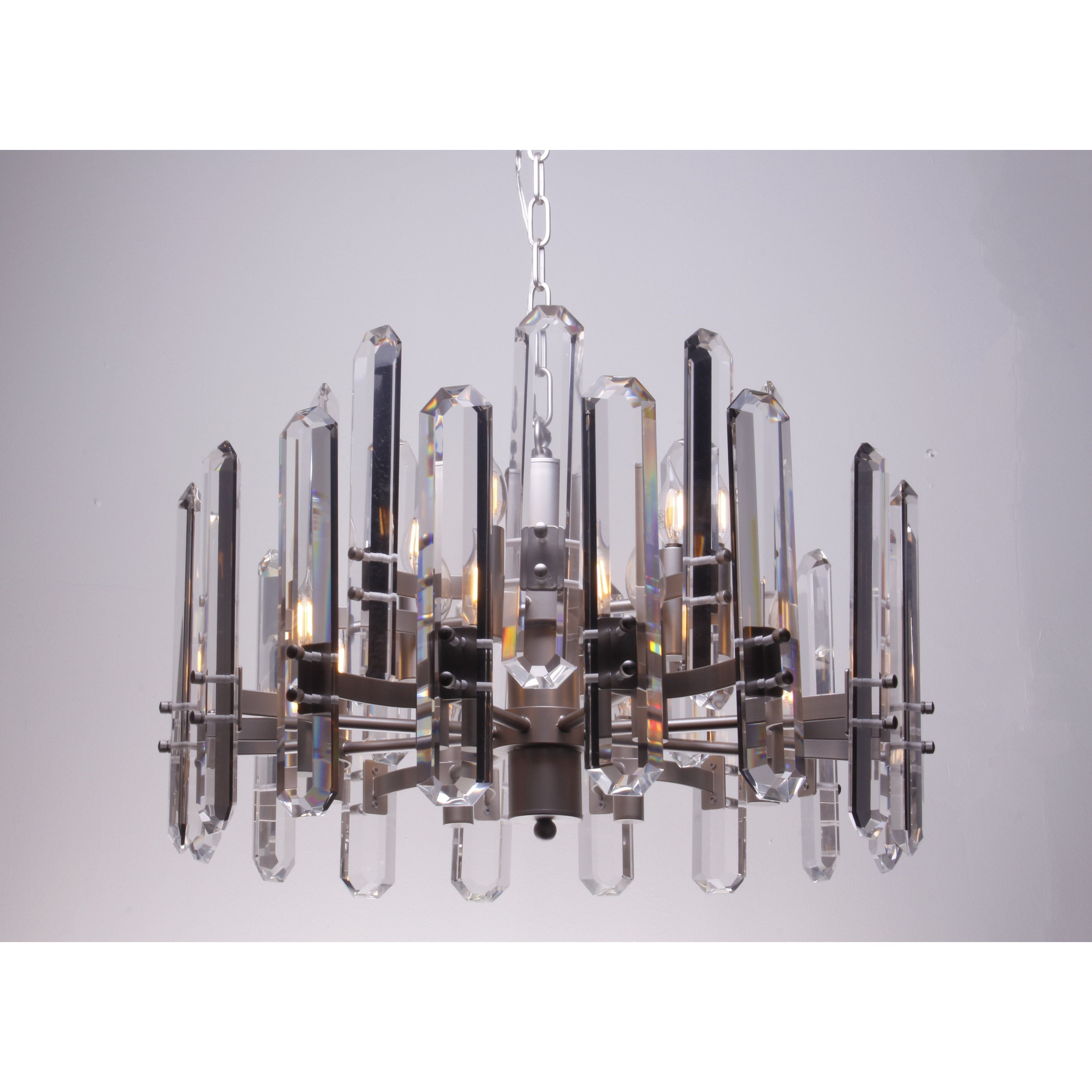 Ruby Round Crystal Chandelier