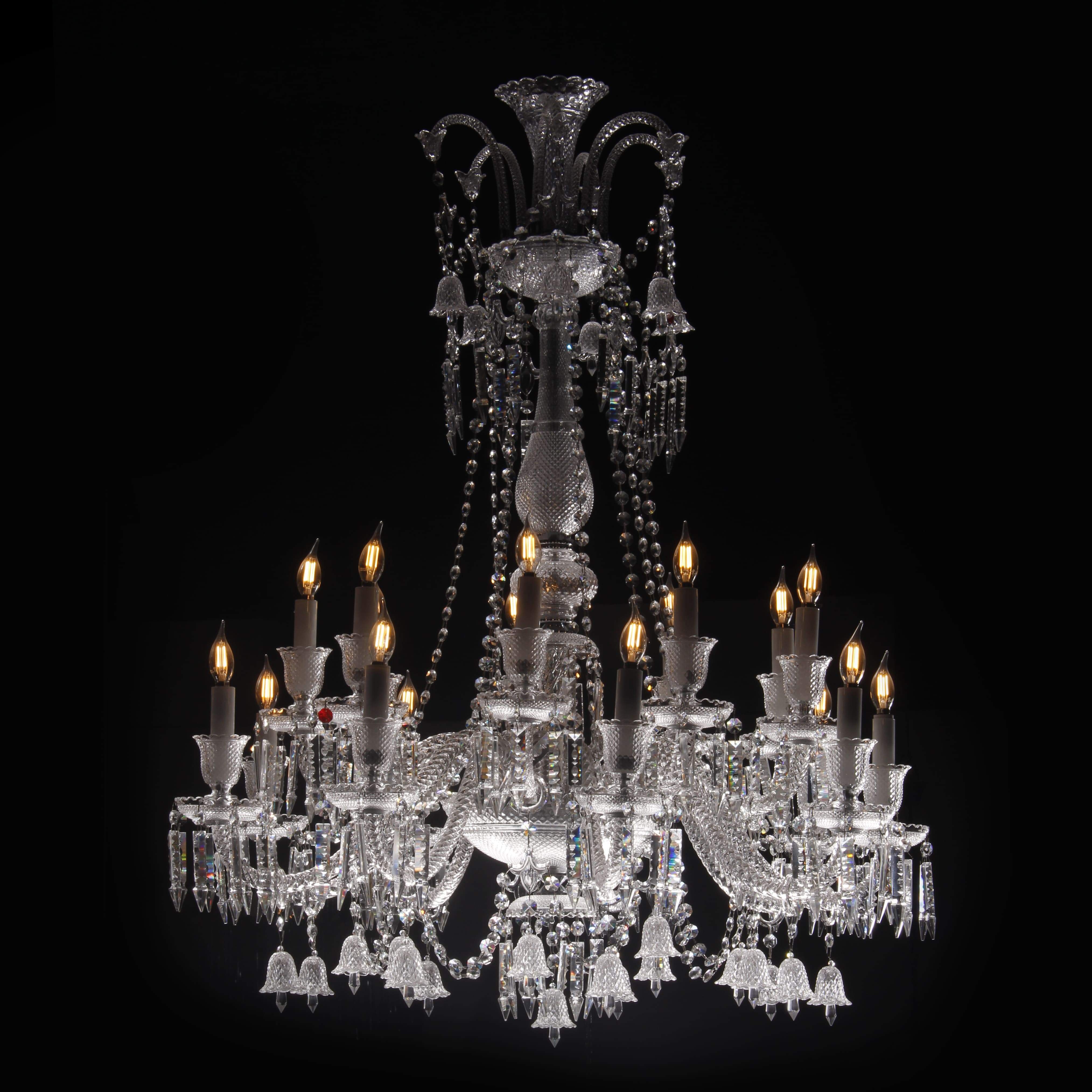 36 Light Antoinette Crystal Chandelier - Italian Concept - 