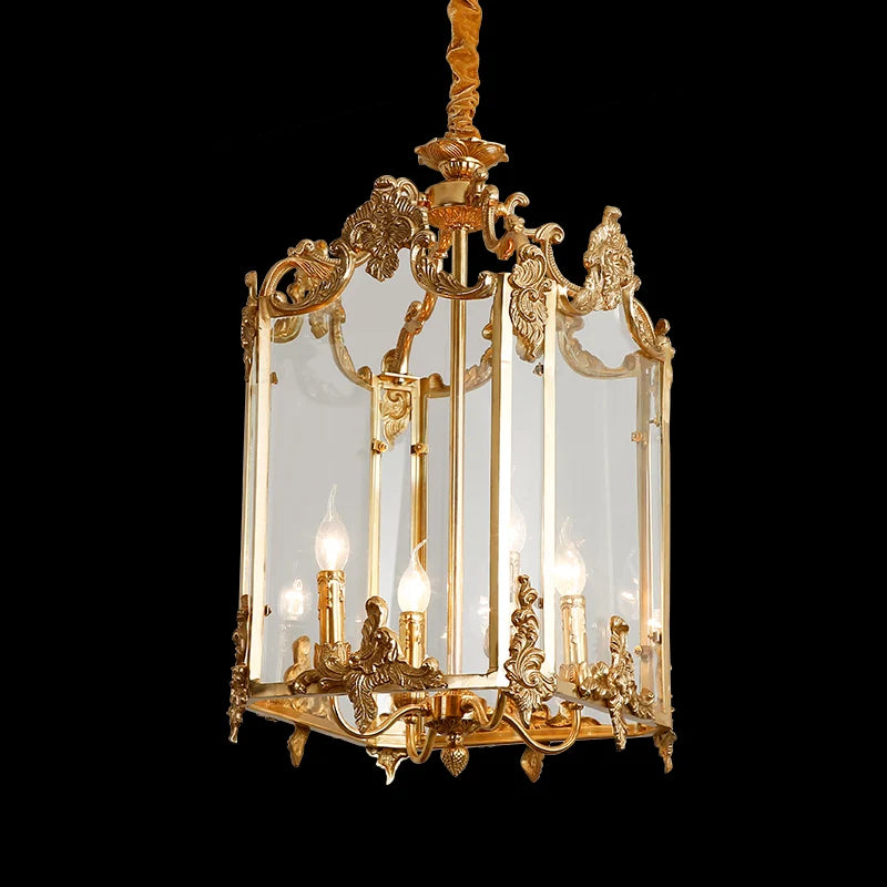 Montreuil Brass Lantern Pendant