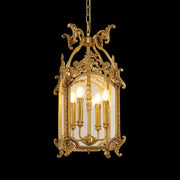 Fiorella Brass Lantern Pendant