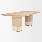 Caldera Travertine Dining Table
