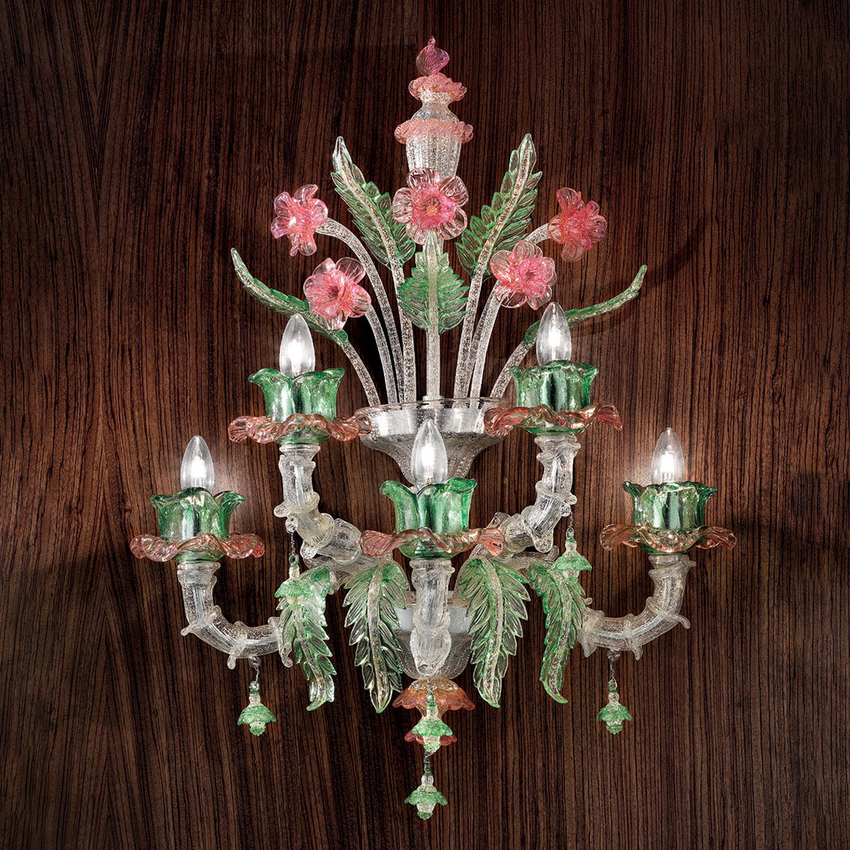 Od Wall Light Murano Crystal Sconce