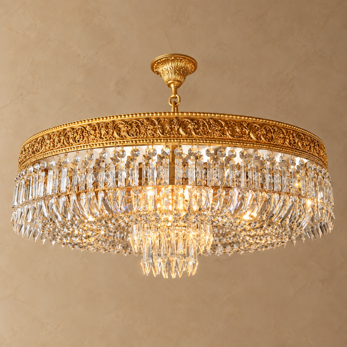 Orsina Classic Brass Chandelier