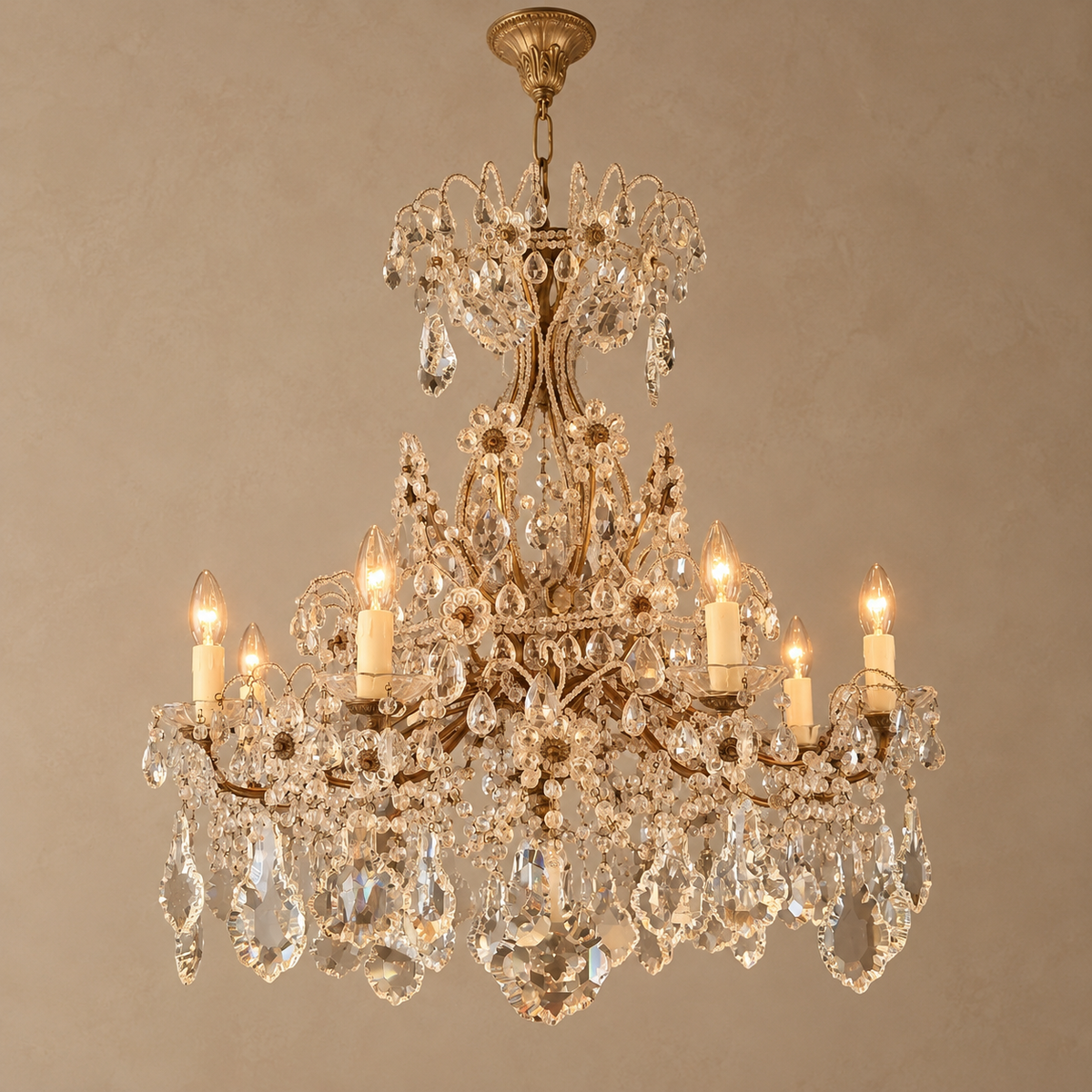Aurevaux Classic Brass Chandelier