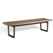 Portico Leather Bench