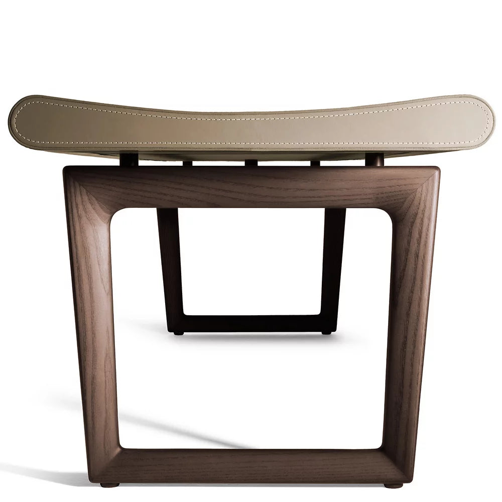 Portico Leather Bench