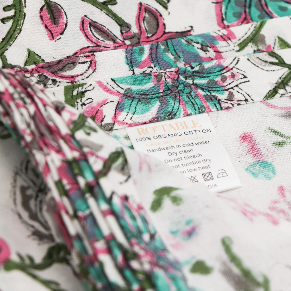 Pendula Petunia Organic Cotton Tablecloth