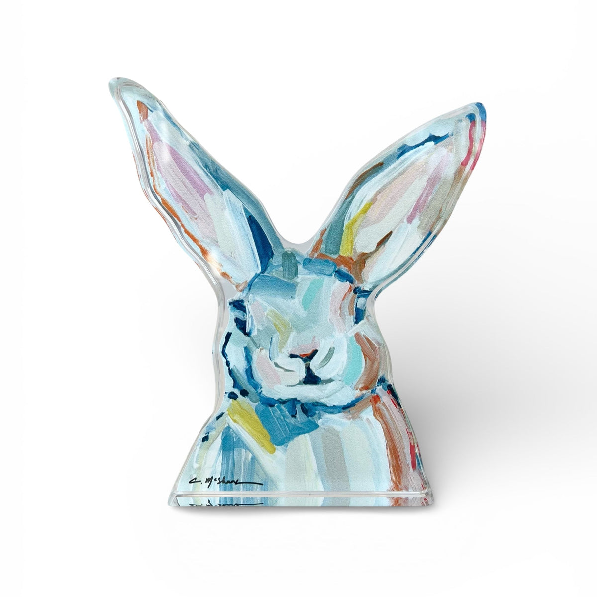 Bunny Ears Acrylic Tabletop Art