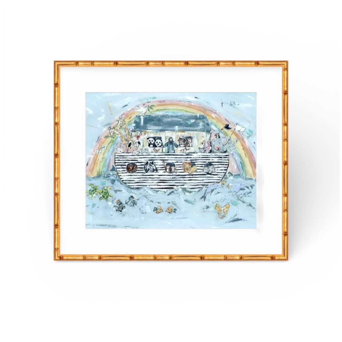 Noah's ark I Nursery Fine Art Print