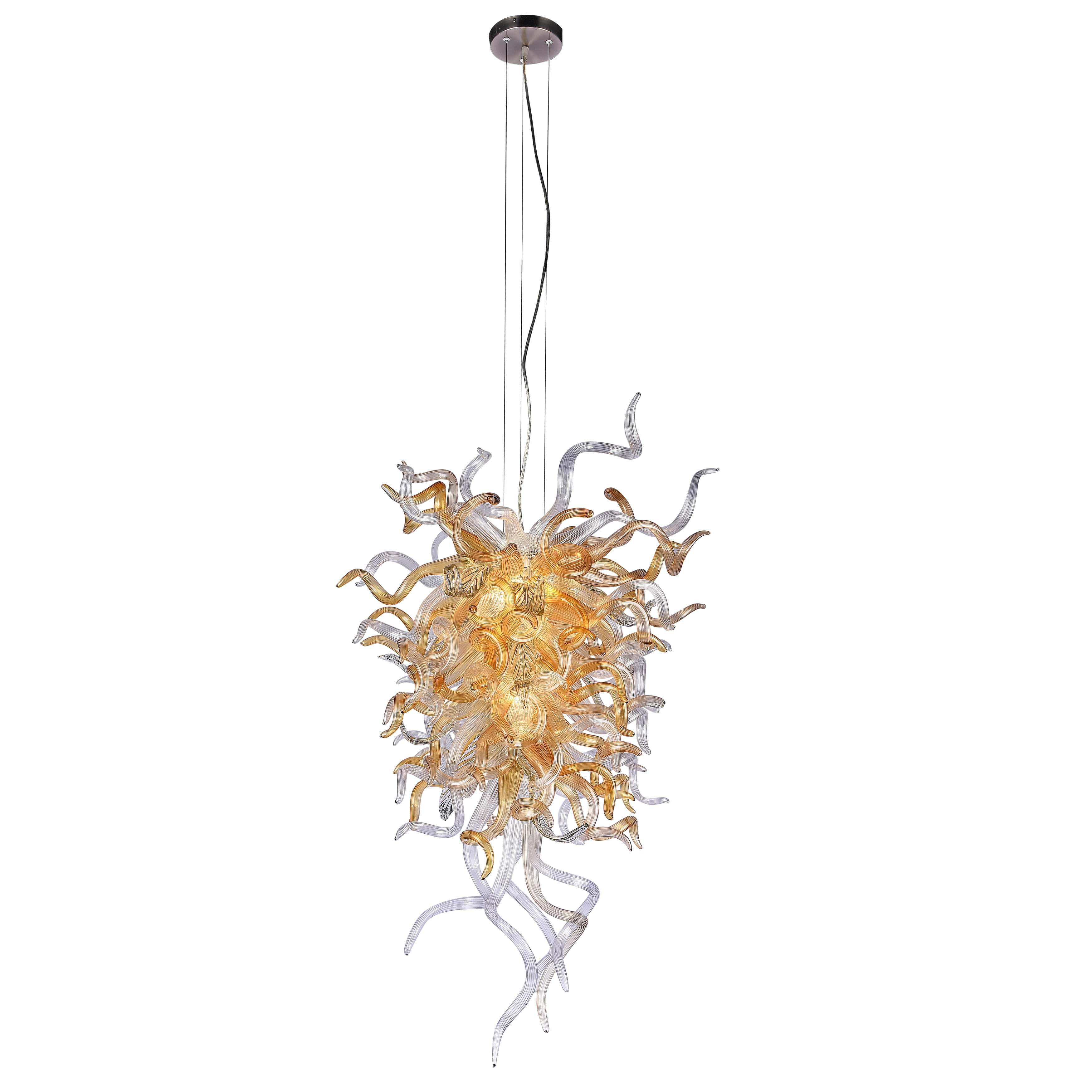 MultiColor Lincoln Murano Sputnik Glass 30" Wide Chandelier - Italian Concept - 