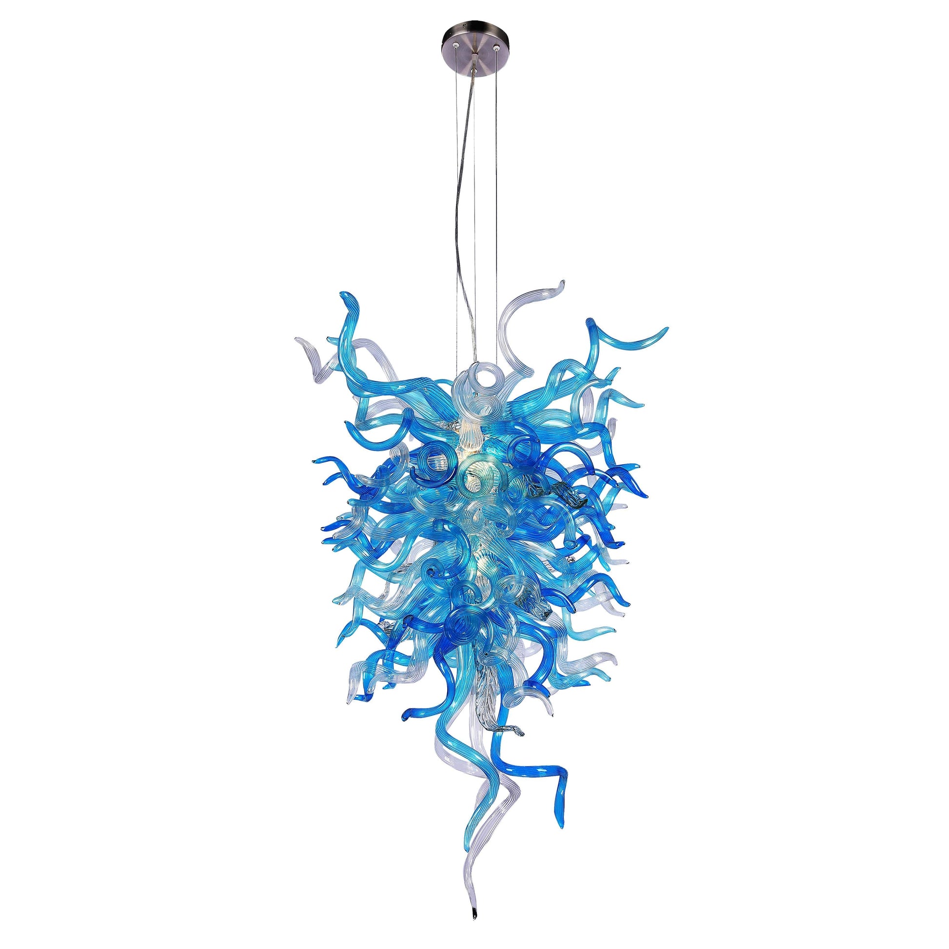 MultiColor Lincoln Murano Sputnik Glass 30" Wide Chandelier - Italian Concept - 