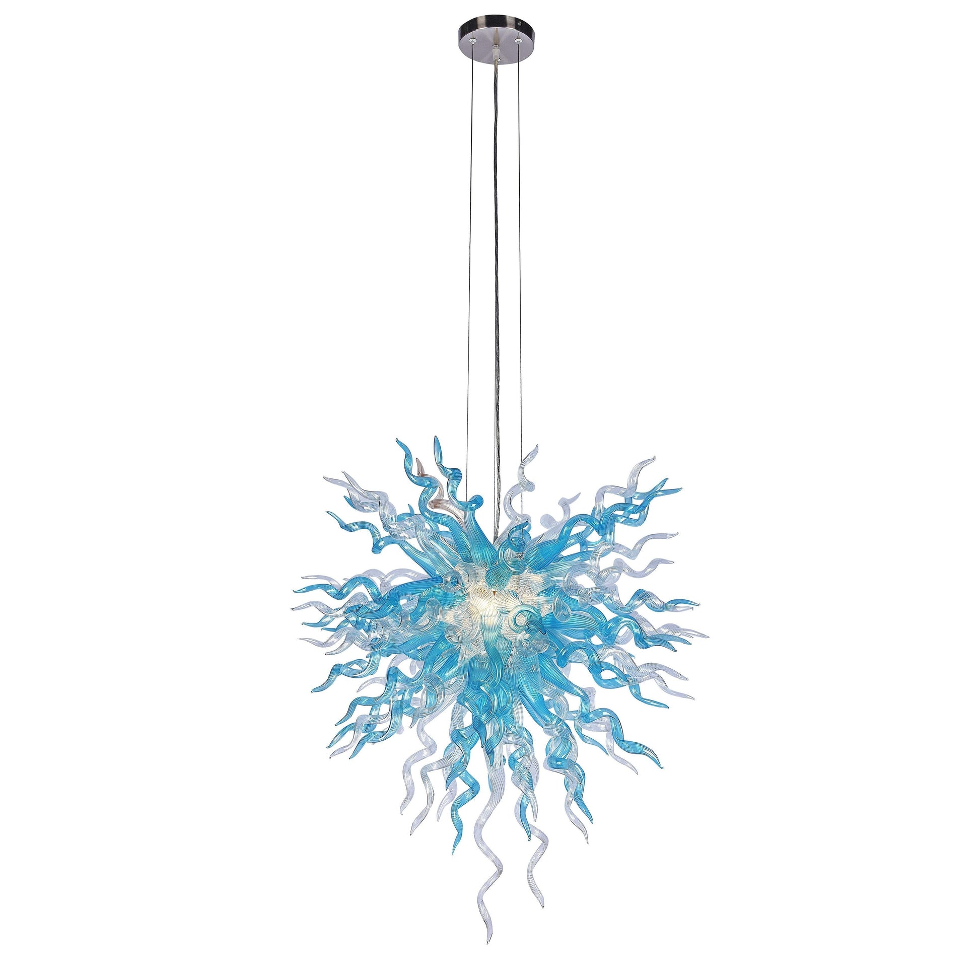 MultiColor Lincoln Murano Sputnik Glass 30" Wide Chandelier - Italian Concept - 
