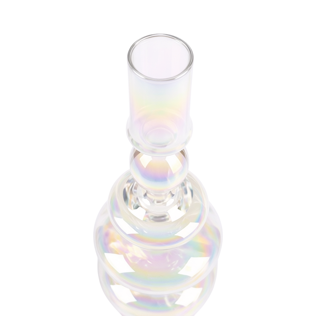 Rainbow Prism Glass Candle Holders – Case of 12
