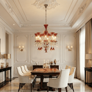 Marbella Garnier Red Crystal Chandelier - Chandelier