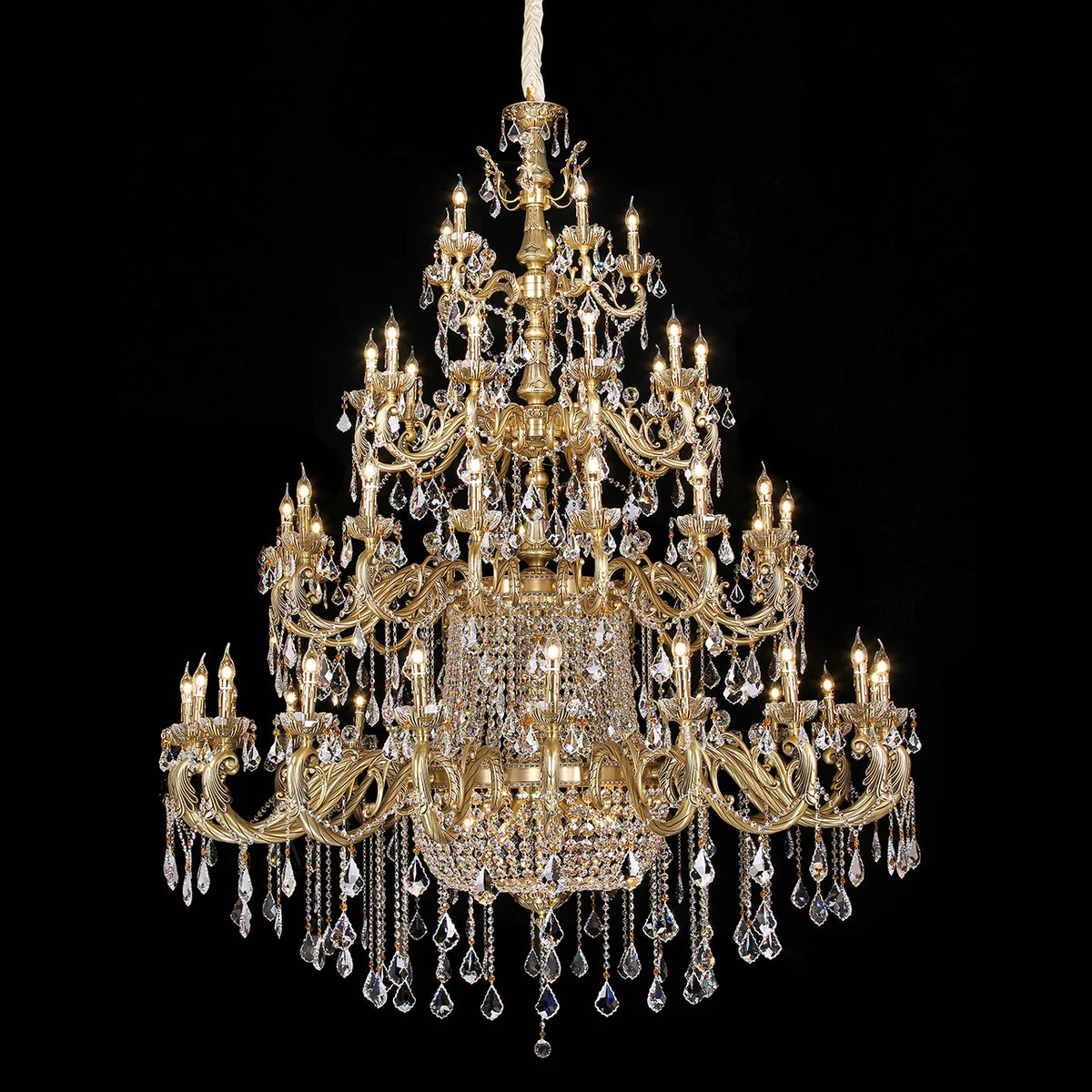 Rivoli Classic Brass Chandelier