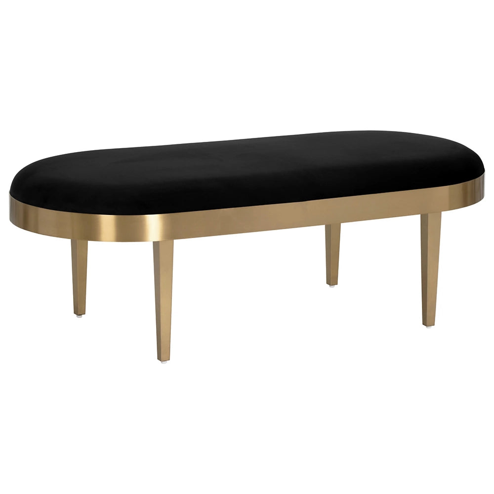 Nocturne Velvet Bench