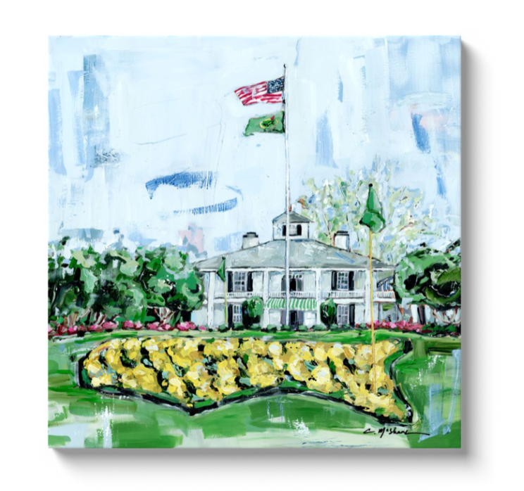 "The Clubhouse" on canvas