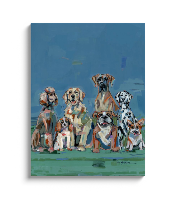 "Unleashed" on canvas
