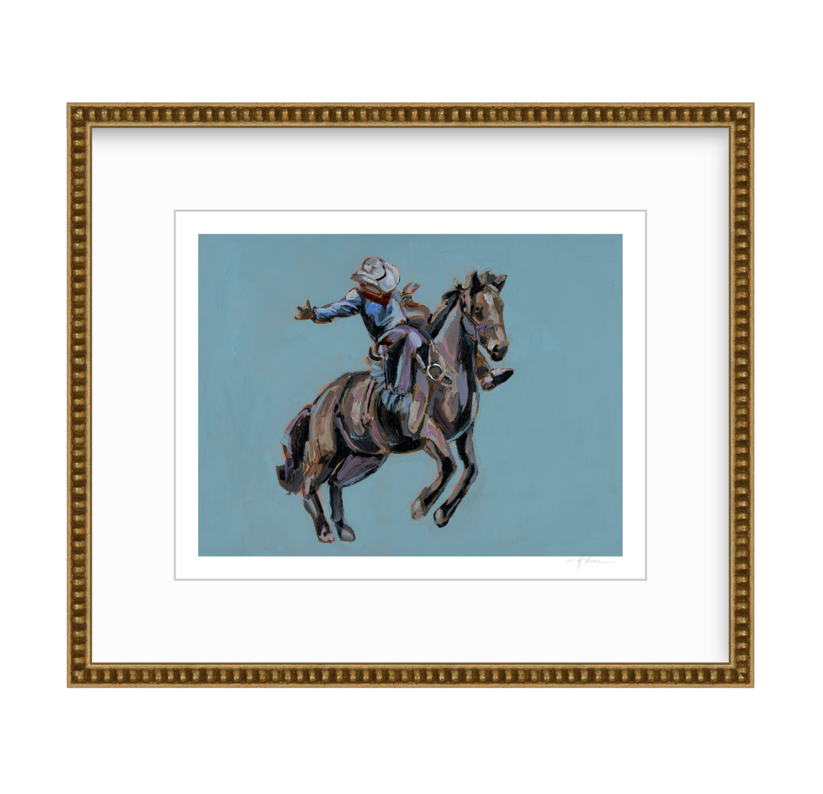 Rodeo Cowboy Fine Art Print