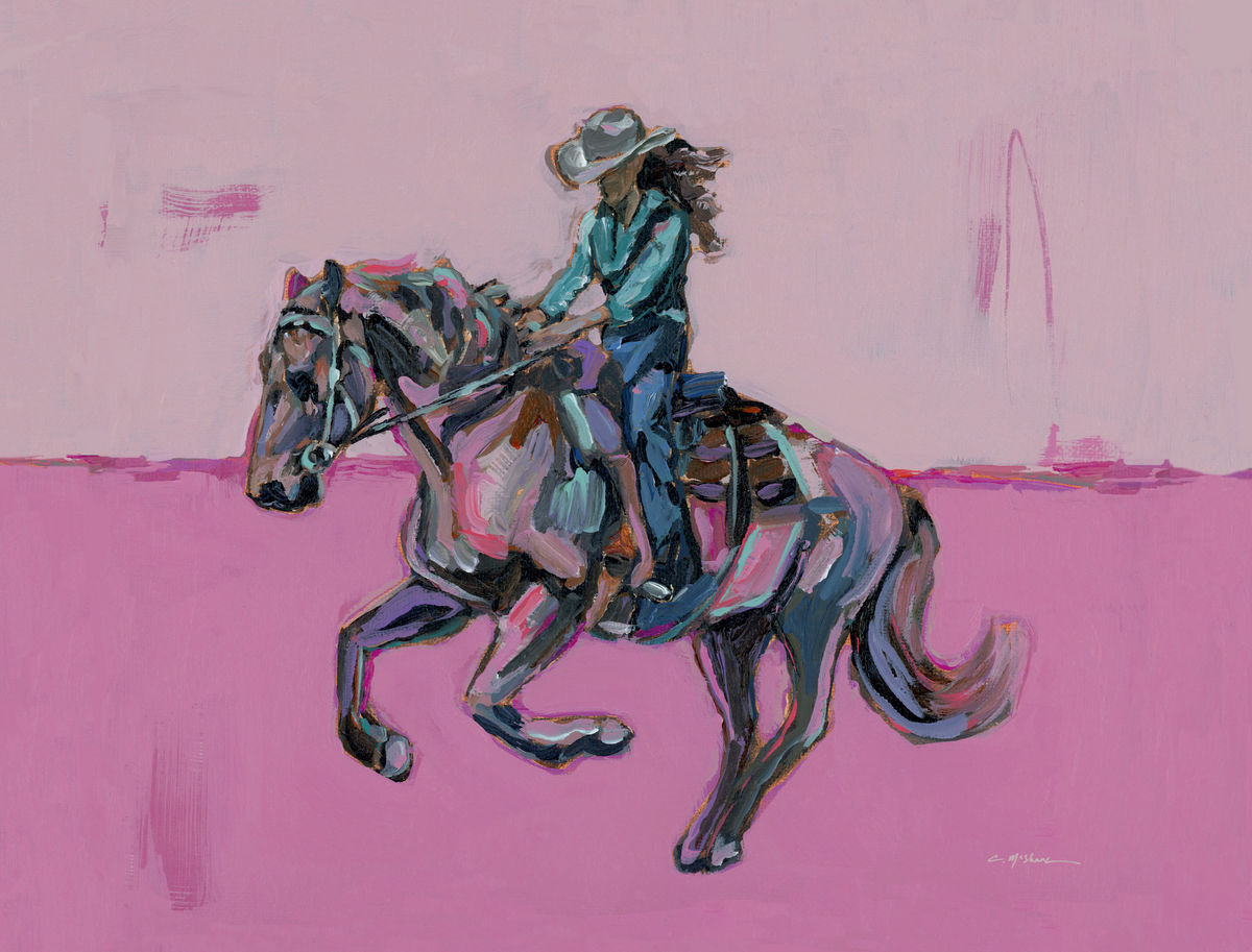 "Cowgirl Soul" on canvas