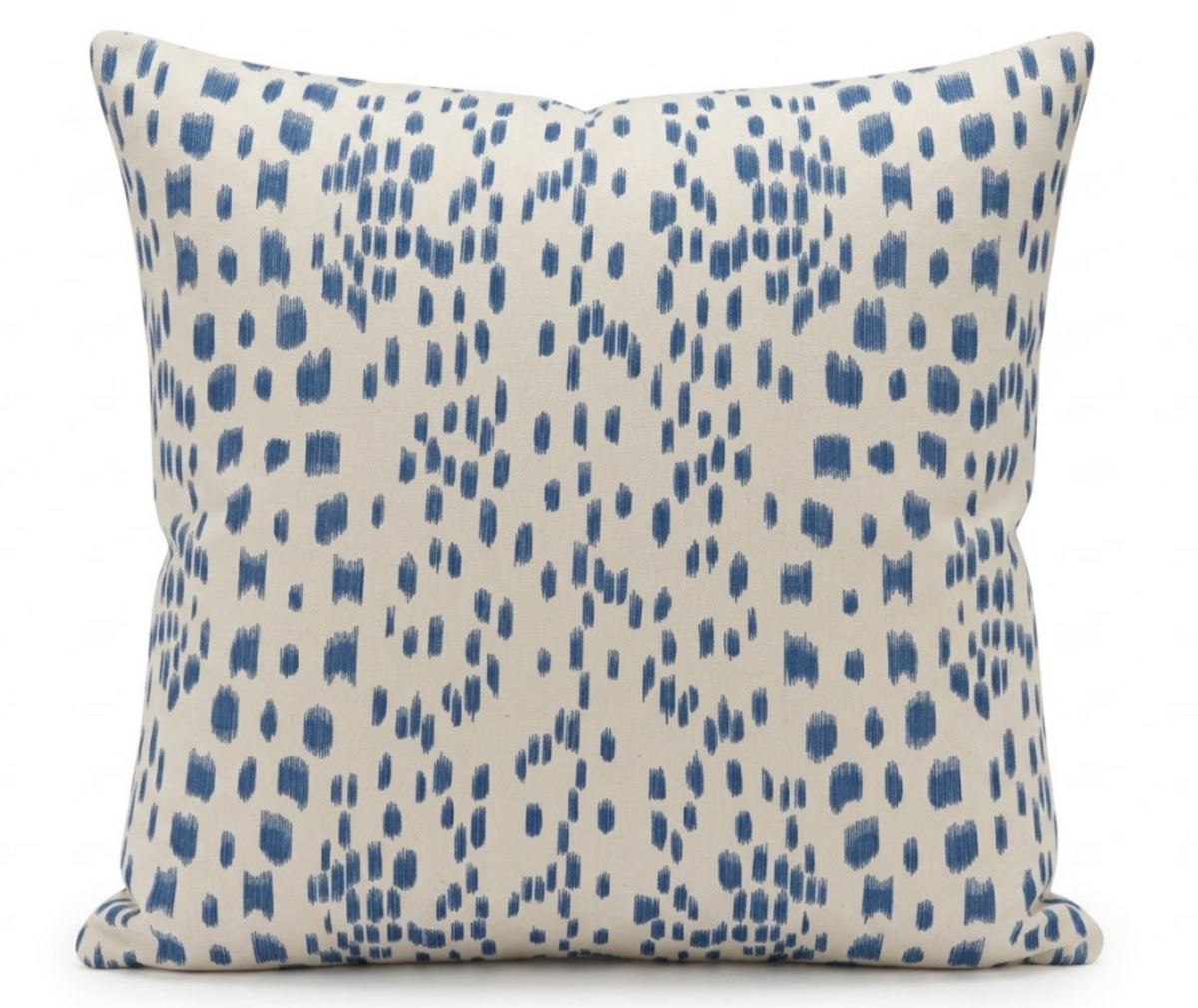 Les Touches Pillow Cover in Cadet Blue