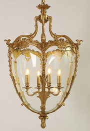 Lucienne Brass Lantern Pendant
