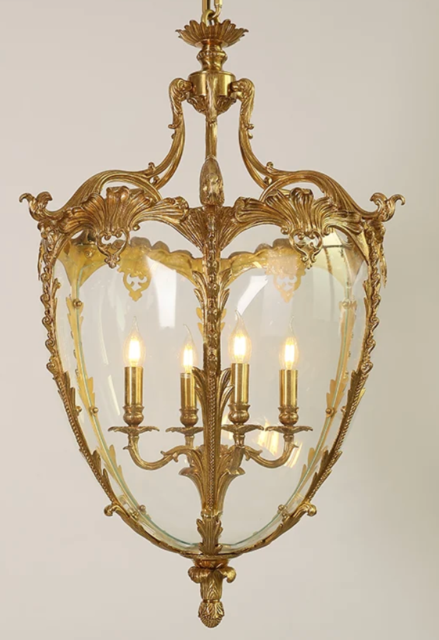 Lucienne Brass Lantern Pendant