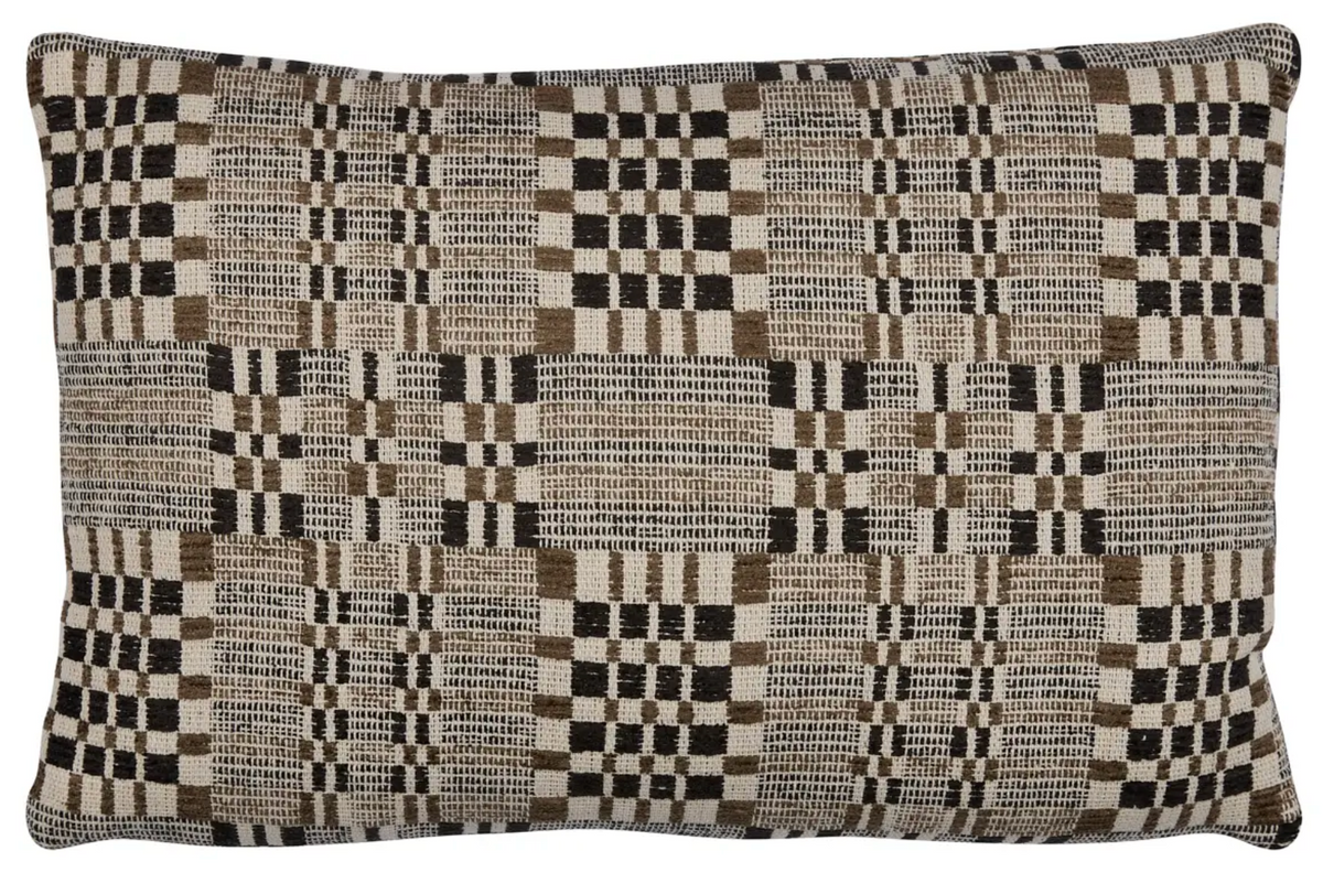 Brimfield Woven Pillow Cover in Cinder, Schumacher Textiles