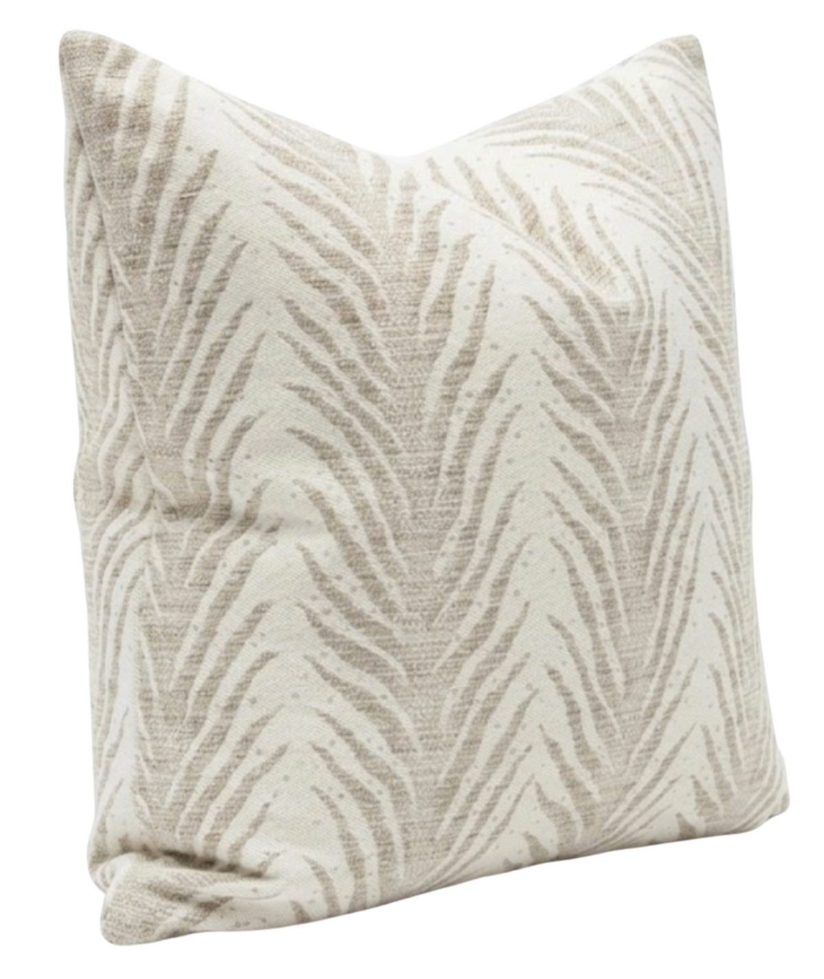 Creeping Fern Woven Pillow Cover in Dune, Schumacher Textiles