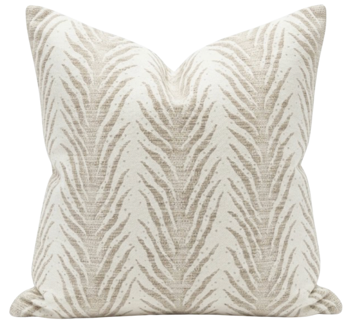 Creeping Fern Woven Pillow Cover in Dune, Schumacher Textiles