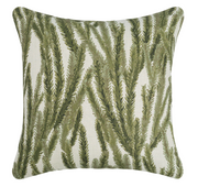 Nori Floral Pillow Cover in Moss Green, McLaurin + Piercy Textiles