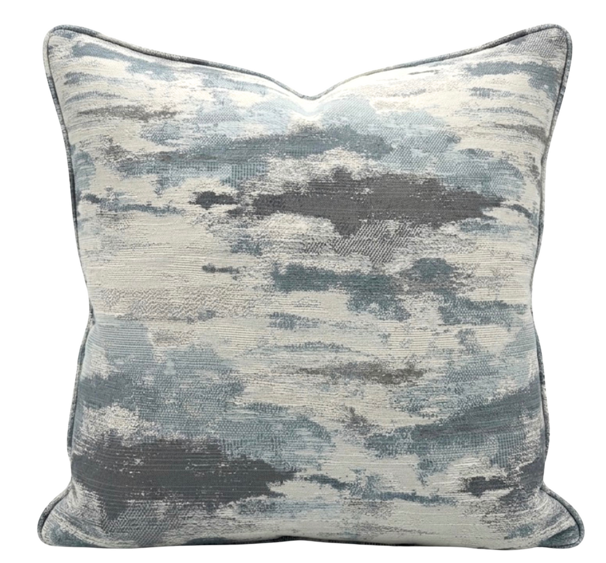Alder Woven Pillow Cover in Mist