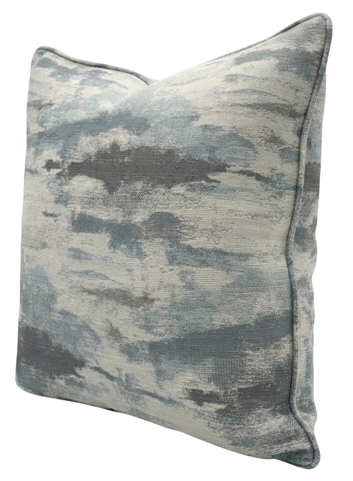 Alder Woven Pillow Cover in Mist