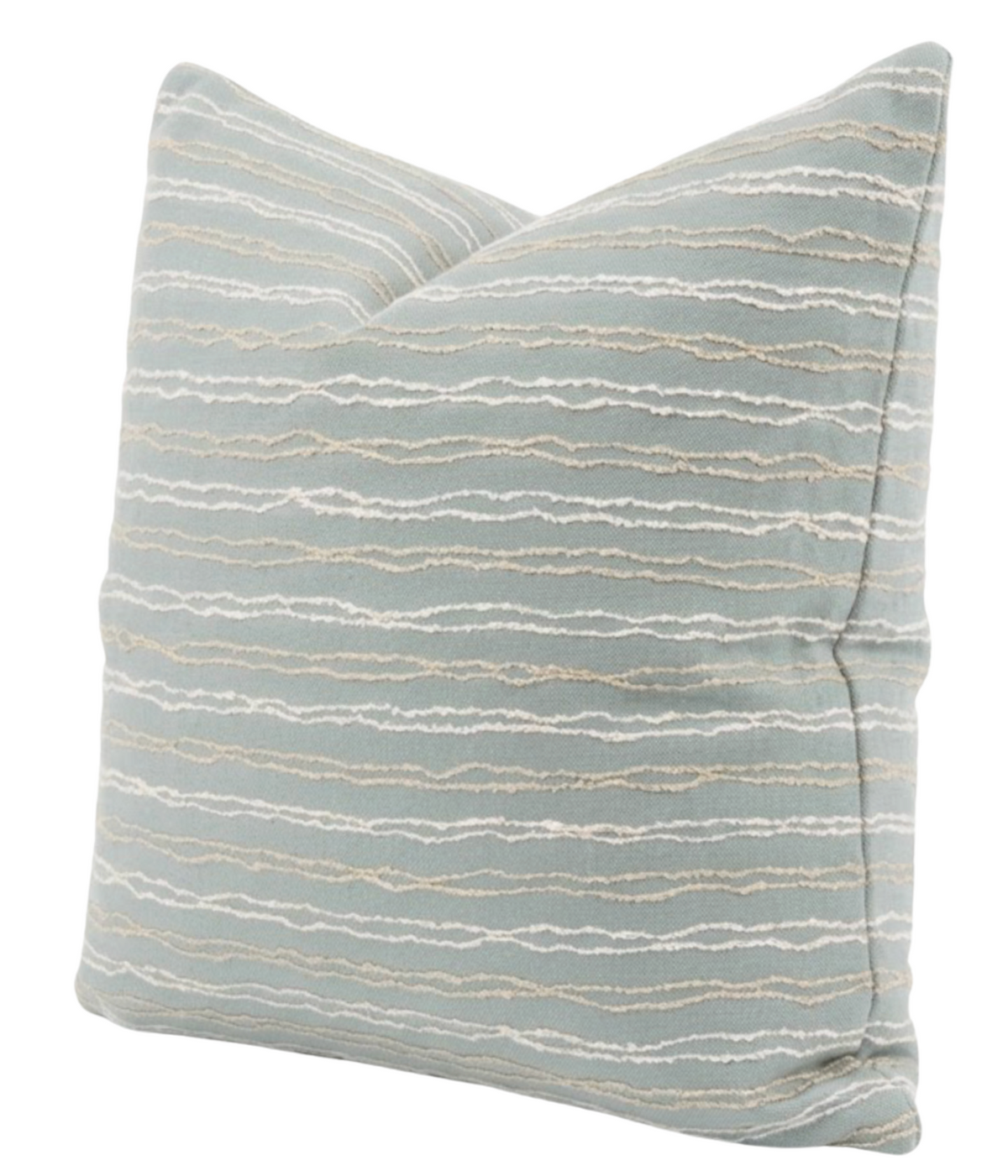 Wave Length Pillow Cover in Sky Blue, Indoor Outdoor Pillows