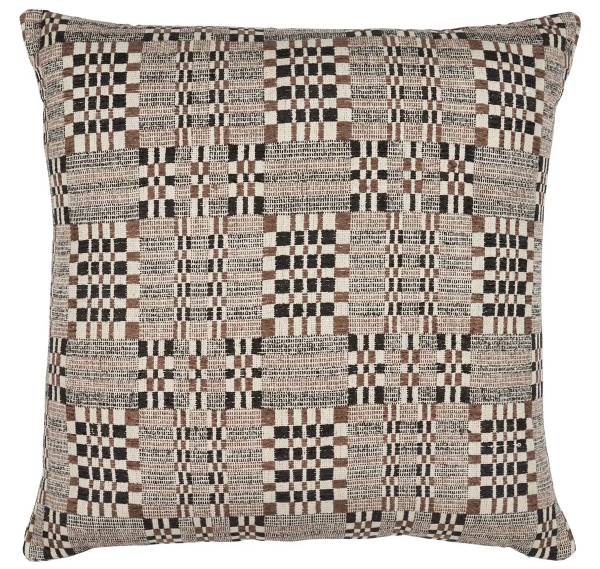 Brimfield Woven Pillow Cover in Cinder, Schumacher Textiles