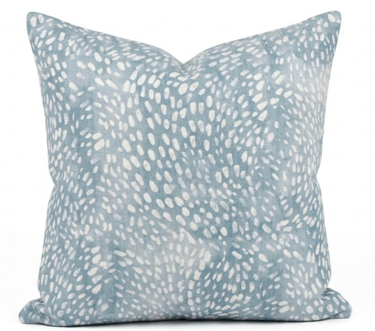 Speckled Pillow Cover in Cloud Blue