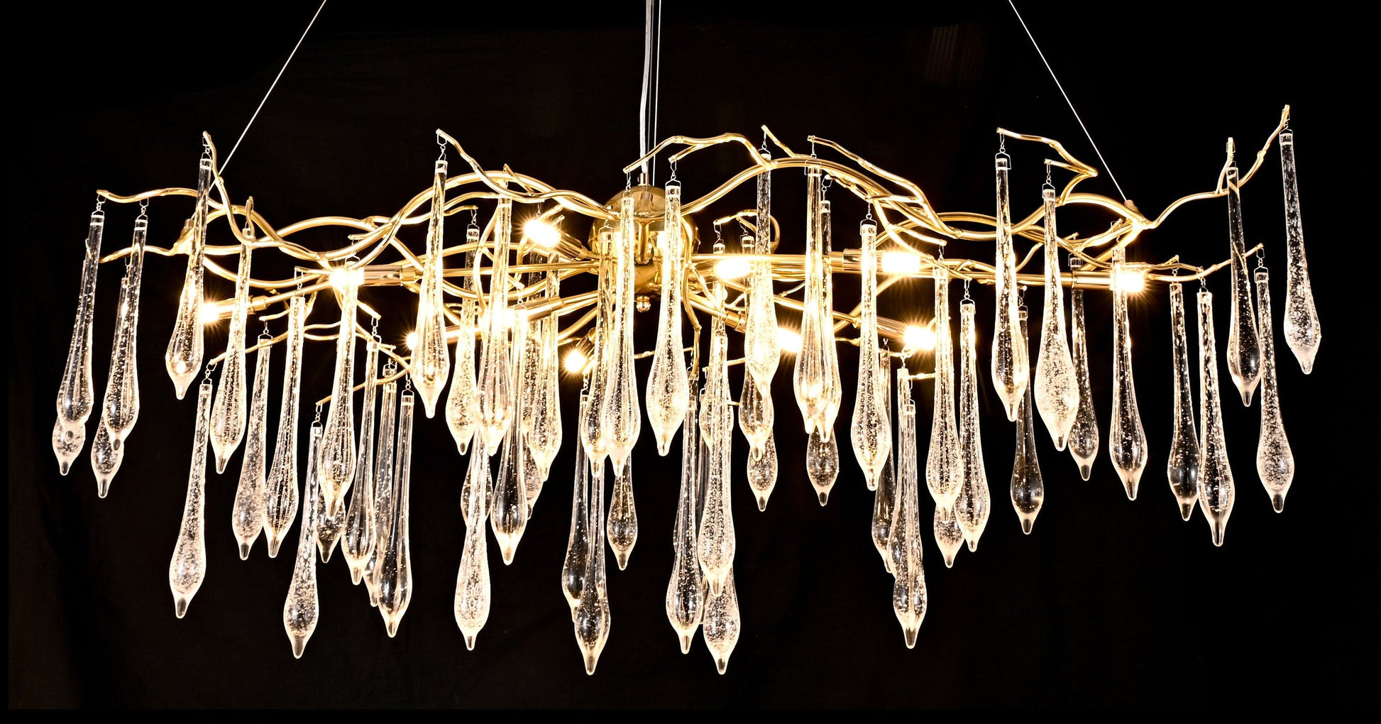 Dawn Lukas Linear Organic Branching Chandelier - Italian Concept