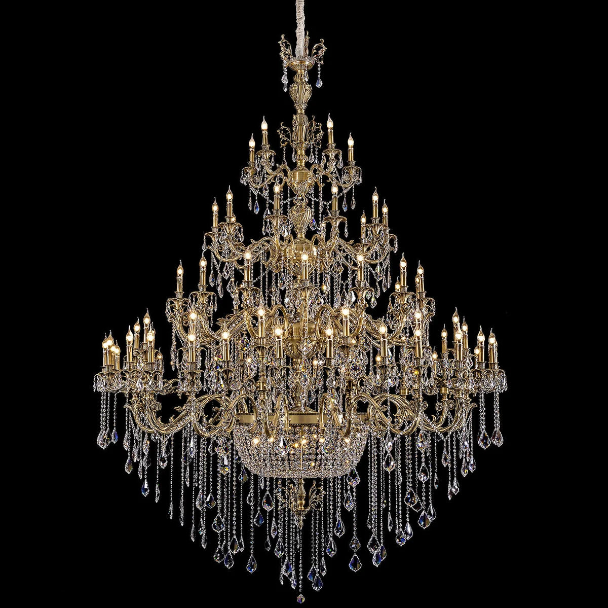 Venice Classic Brass Chandelier